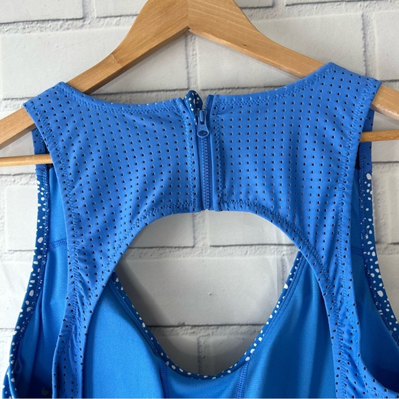 Nike Women's Water Dots Keyhole Back One Piece Swimsuit size XXL - Picture 4 of 8